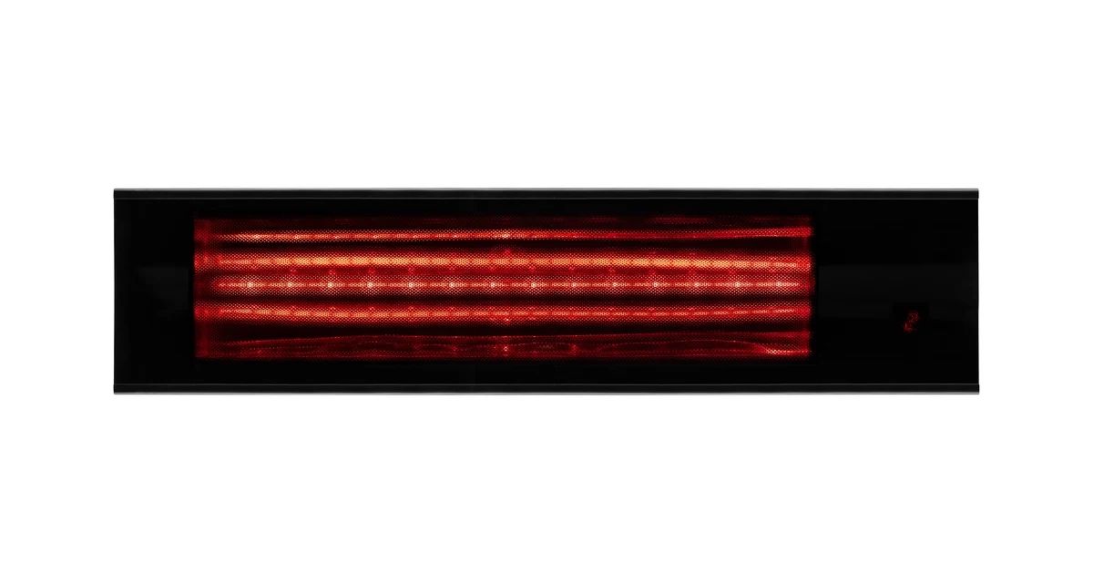 Açık Hava Uzaktan Kumandalı Elektrikli Infrared Isıtıcı GLASS IR-2500